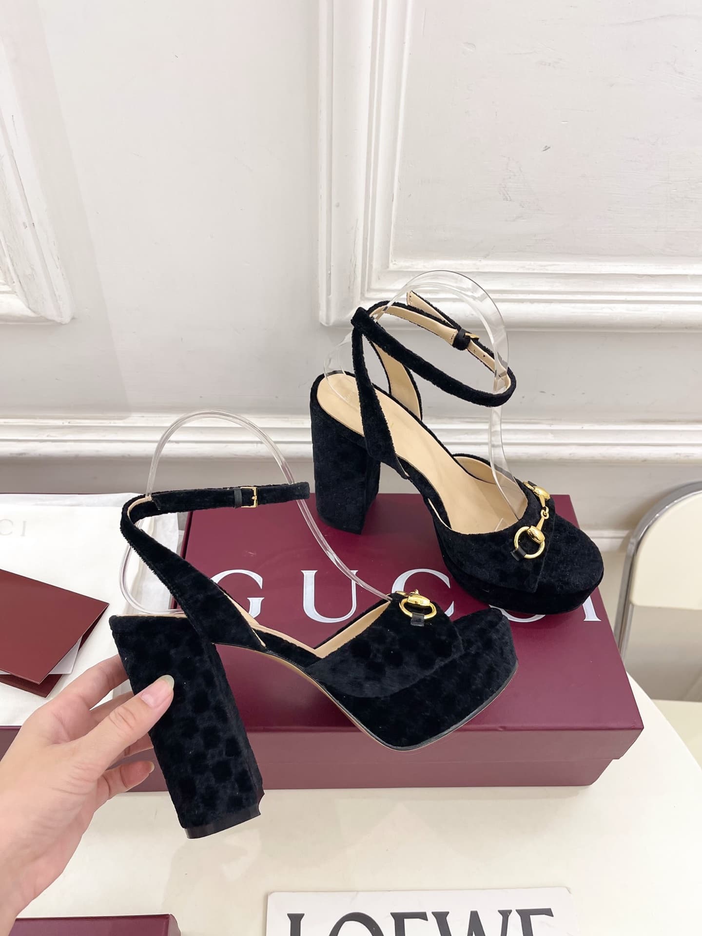 Gucci Women's platform sandal with Horsebit