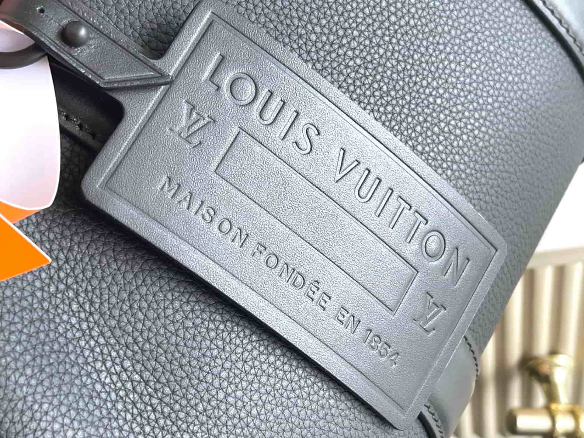 Louis Vuitton City Keepall Black Aerogram grained calf leather M59255 TOP
