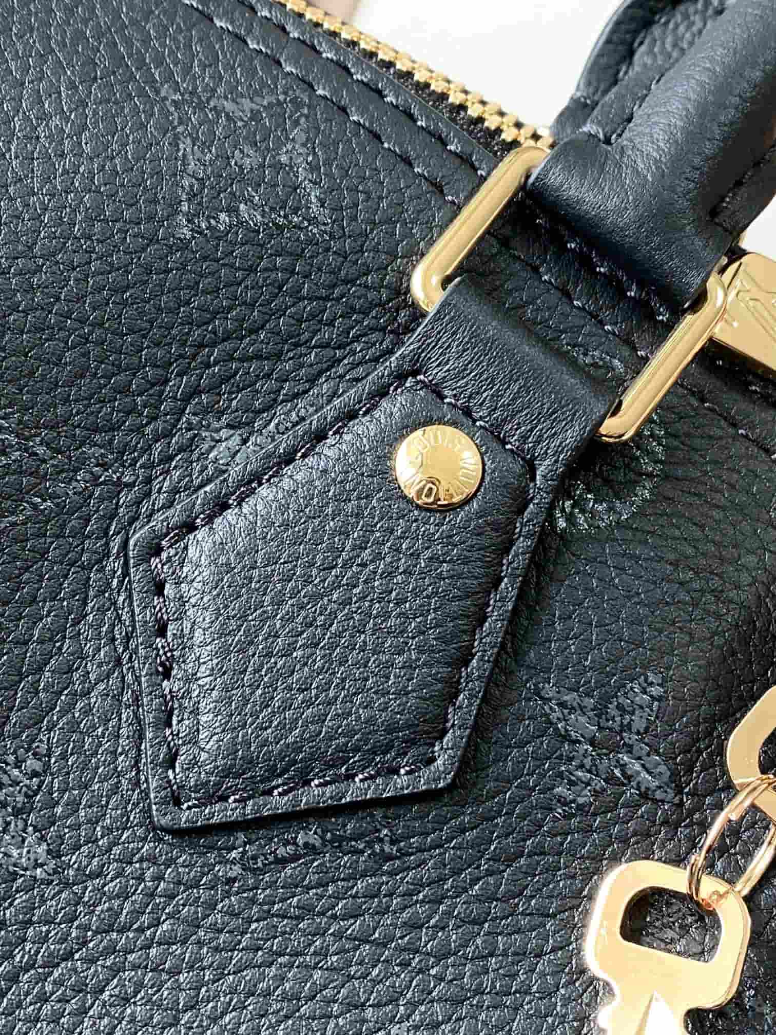 Louis Vuitton Speedy Bandoulière 25 Black Calf leather M26486 TOP