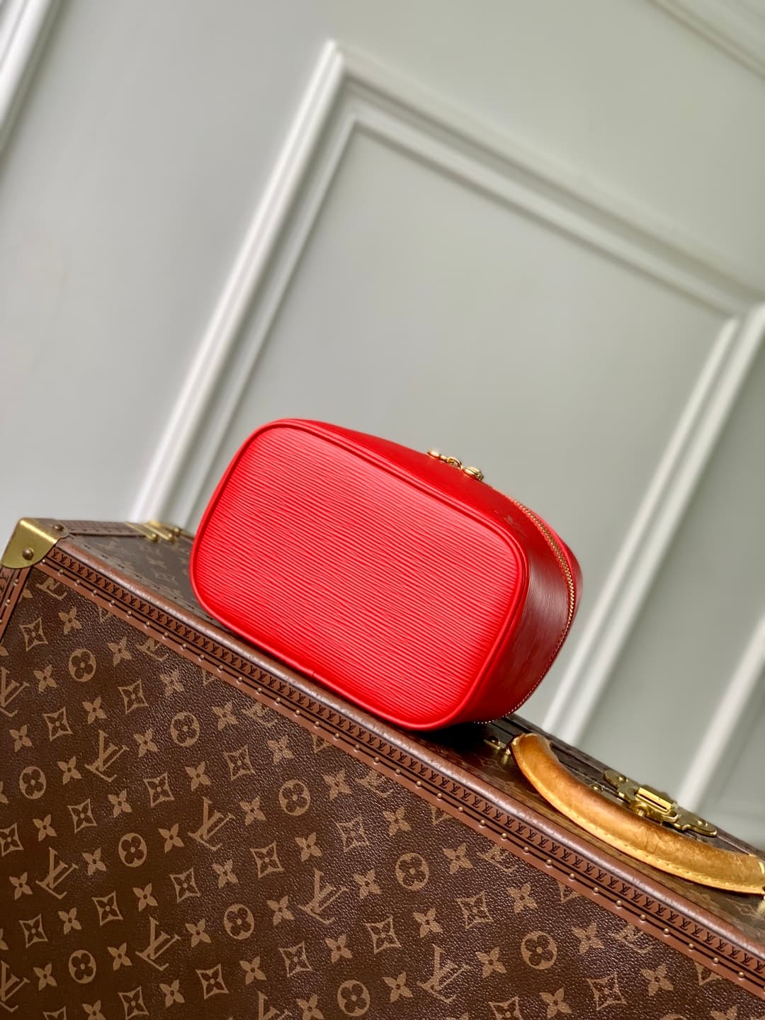 Louis Vuitton Nice Mini Epi grained leather Rouge M15191 Red High