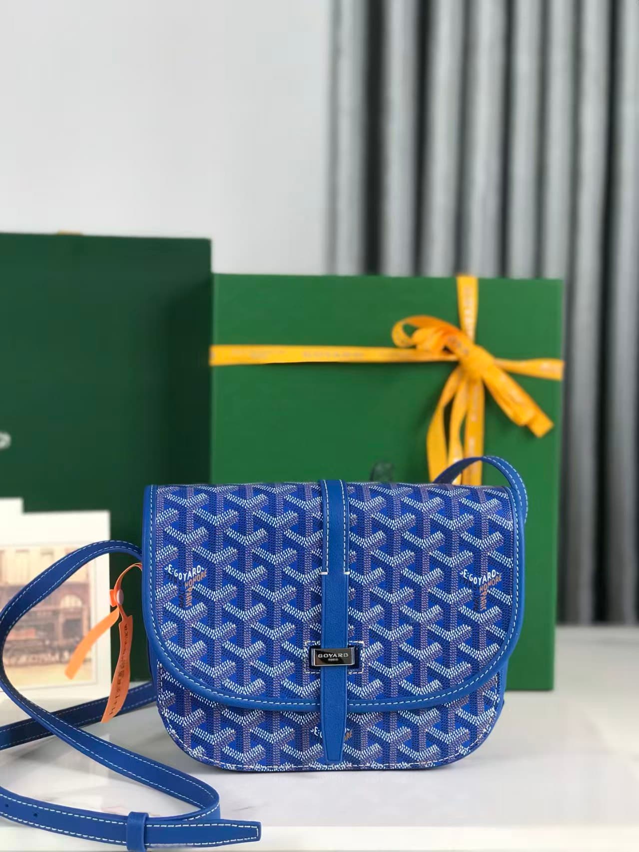 Belvedere PM Bag Goyardine Canvas & Decize Taurillon Leather High