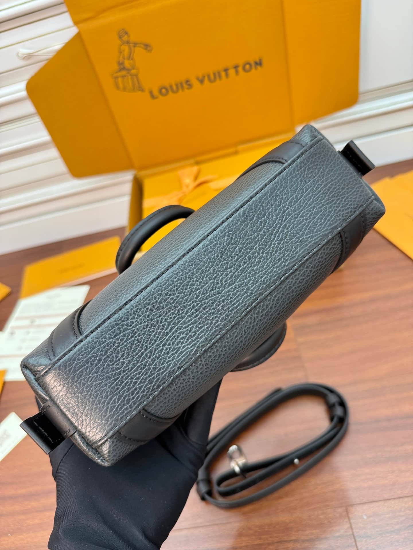 Louis Vuitton Nano LV Biker Black Lambskin M14623 TOP