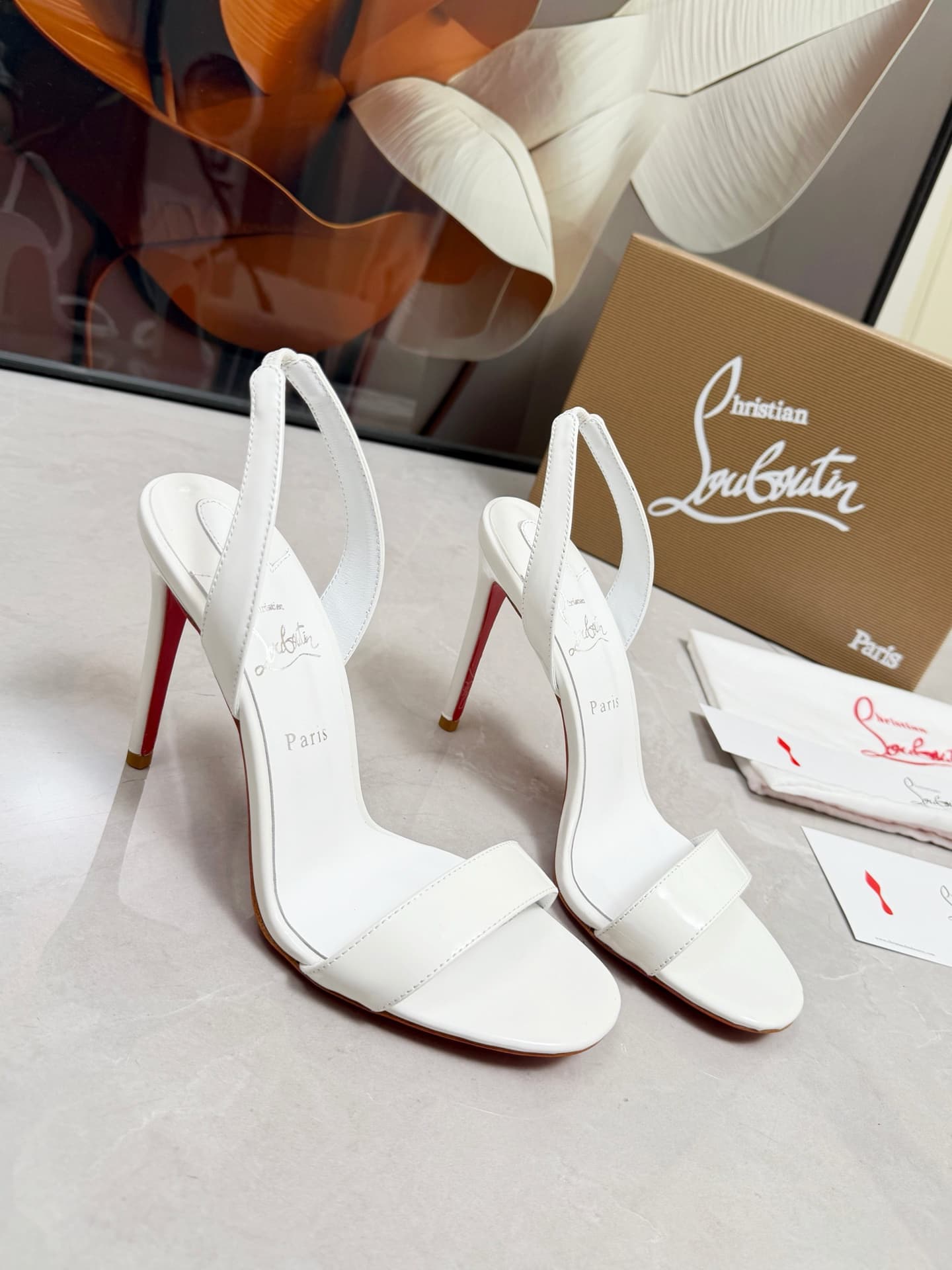 Christian Louboutin Loubigirl patent leather sandals