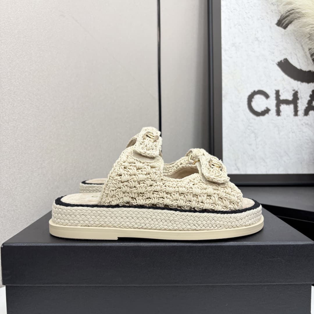 Chanel Sandro Suede Sandal Shoes Women