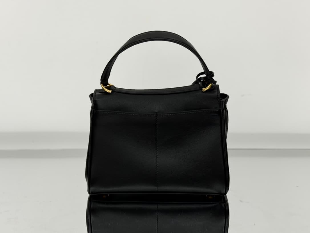 Balenciaga Rodeo Mini bag in black Smooth Calfskin Leather With Gold-Tone Metal TOP
