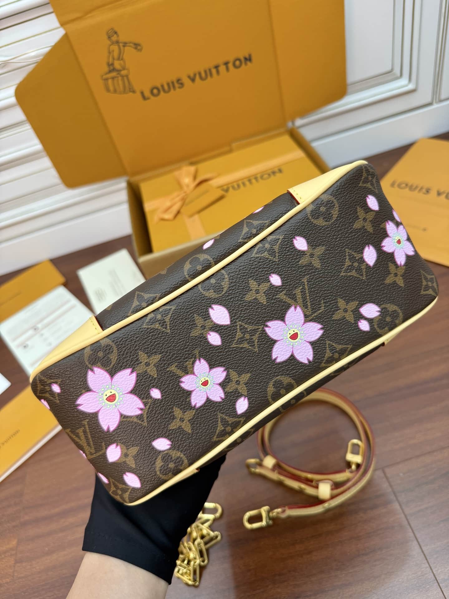 Louis Vuitton x Murakami Boulogne PM Cherry Blossom Monogram coated canvas M13265 Top