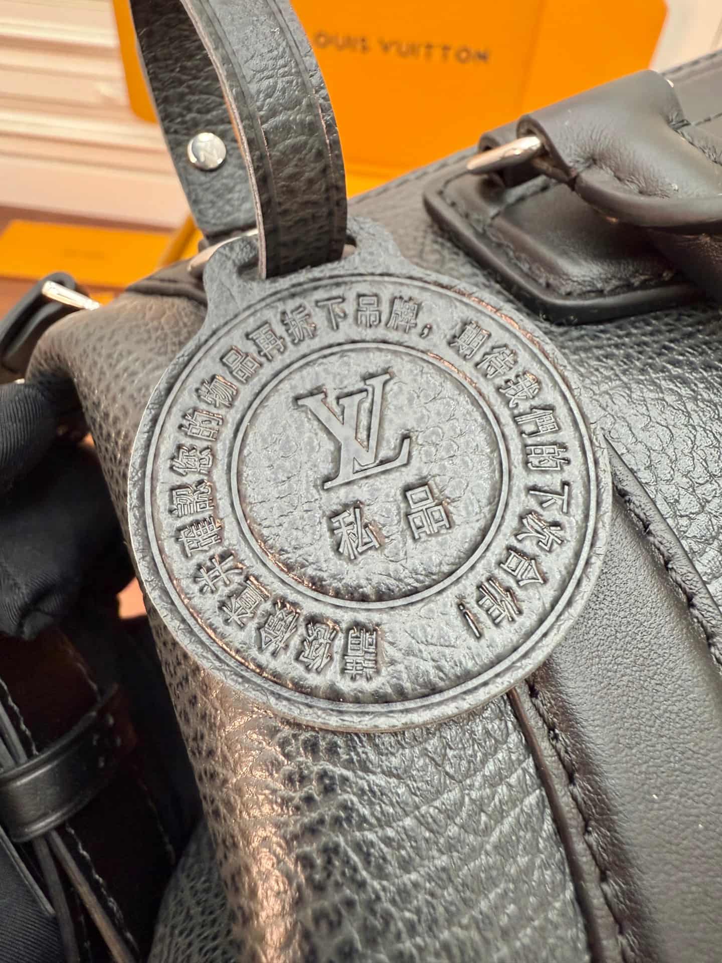 Louis Vuitton LV Biker PM Black Lambskin leather M14514 TOP