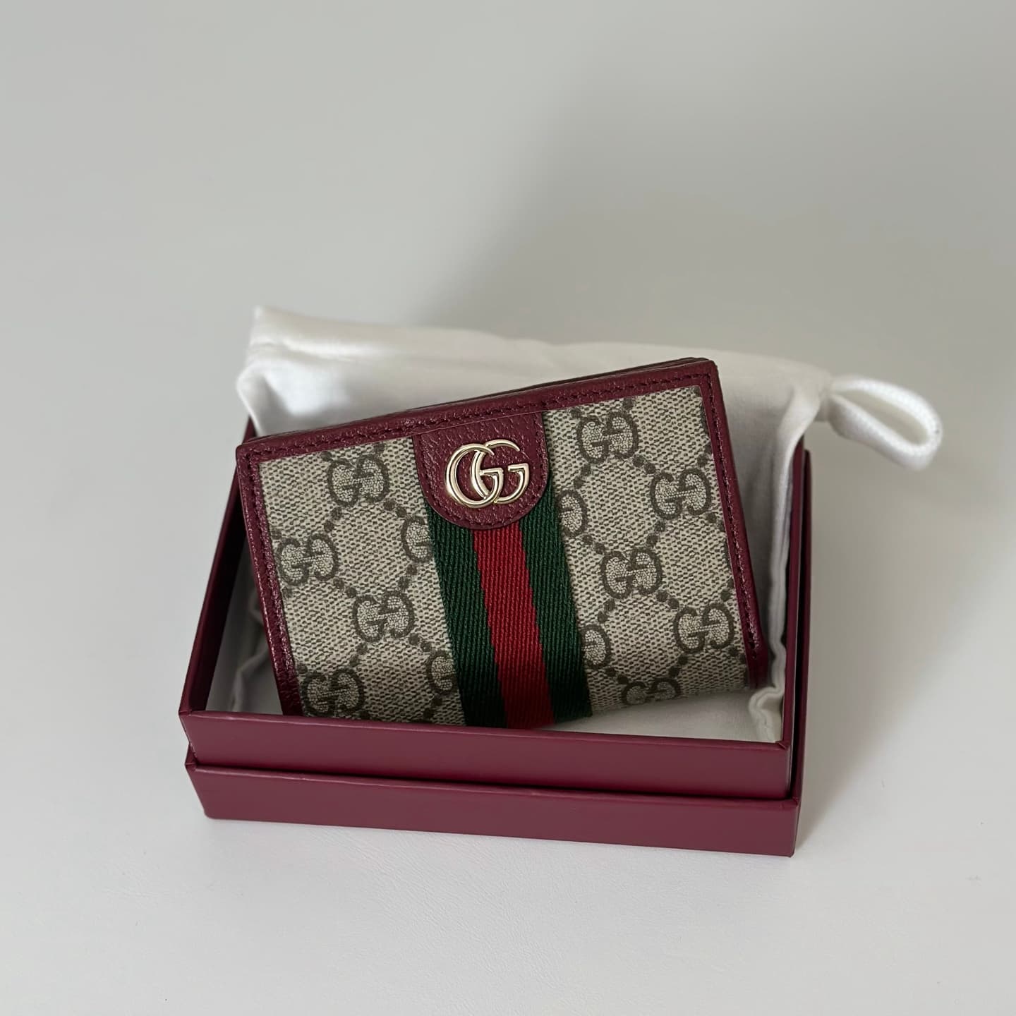 Gucci Ophidia small wallet Burgundy 838468 High