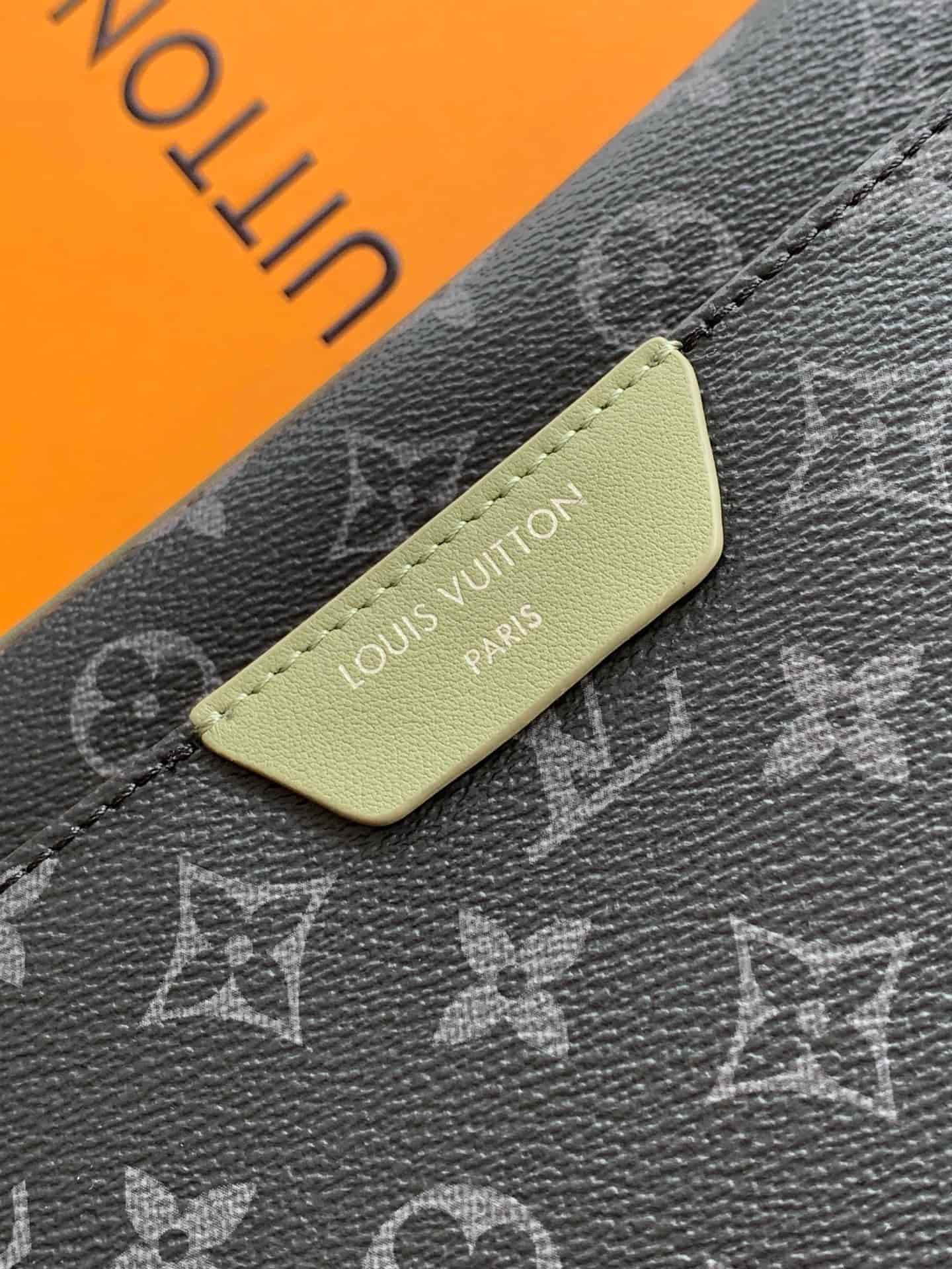 Louis Vuitton Trio Messenger Khaki Green Monogram Eclipse coated canvas M28628 High