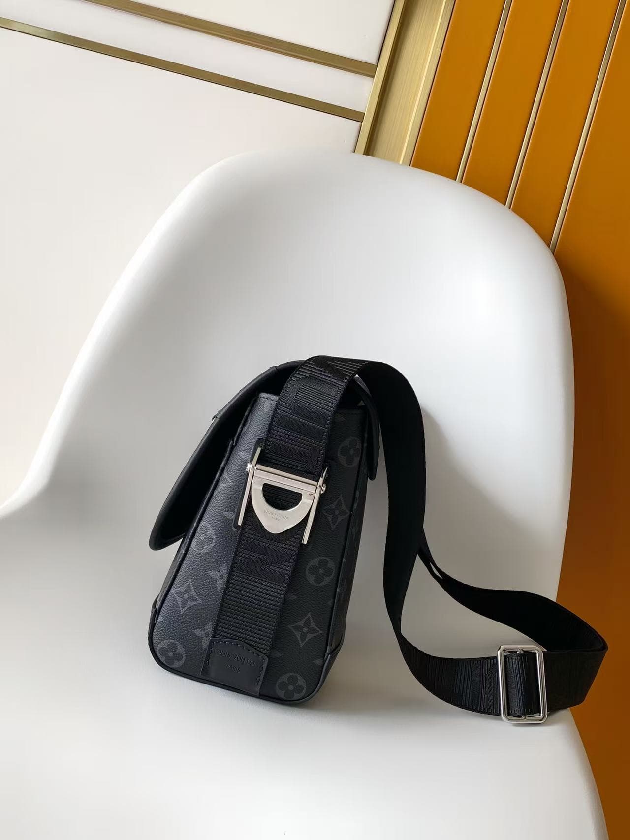 Louis Vuitton Courrier Messenger Black Monogram Eclipse coated canvas M28630 High