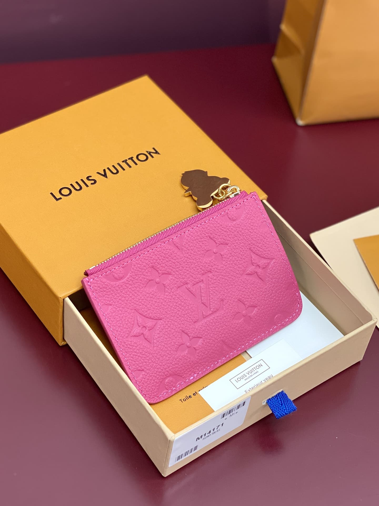 Louis Vuitton x Murakami Romy Card Holder Monogram Empreinte Leather M14155 High