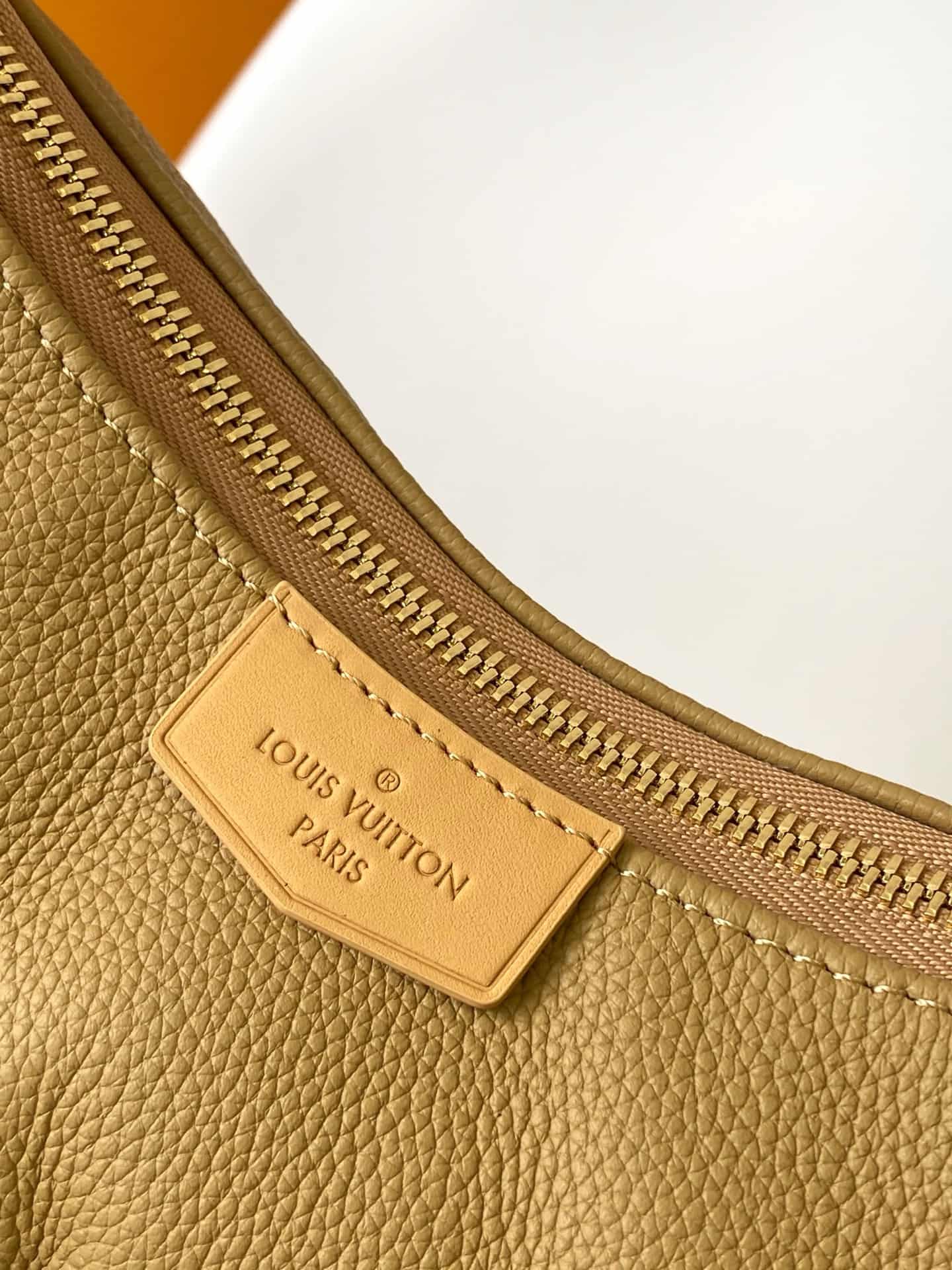 Louis Vuitton Grained Cowhide Monogram Hobo Cargo Bag M12697 High