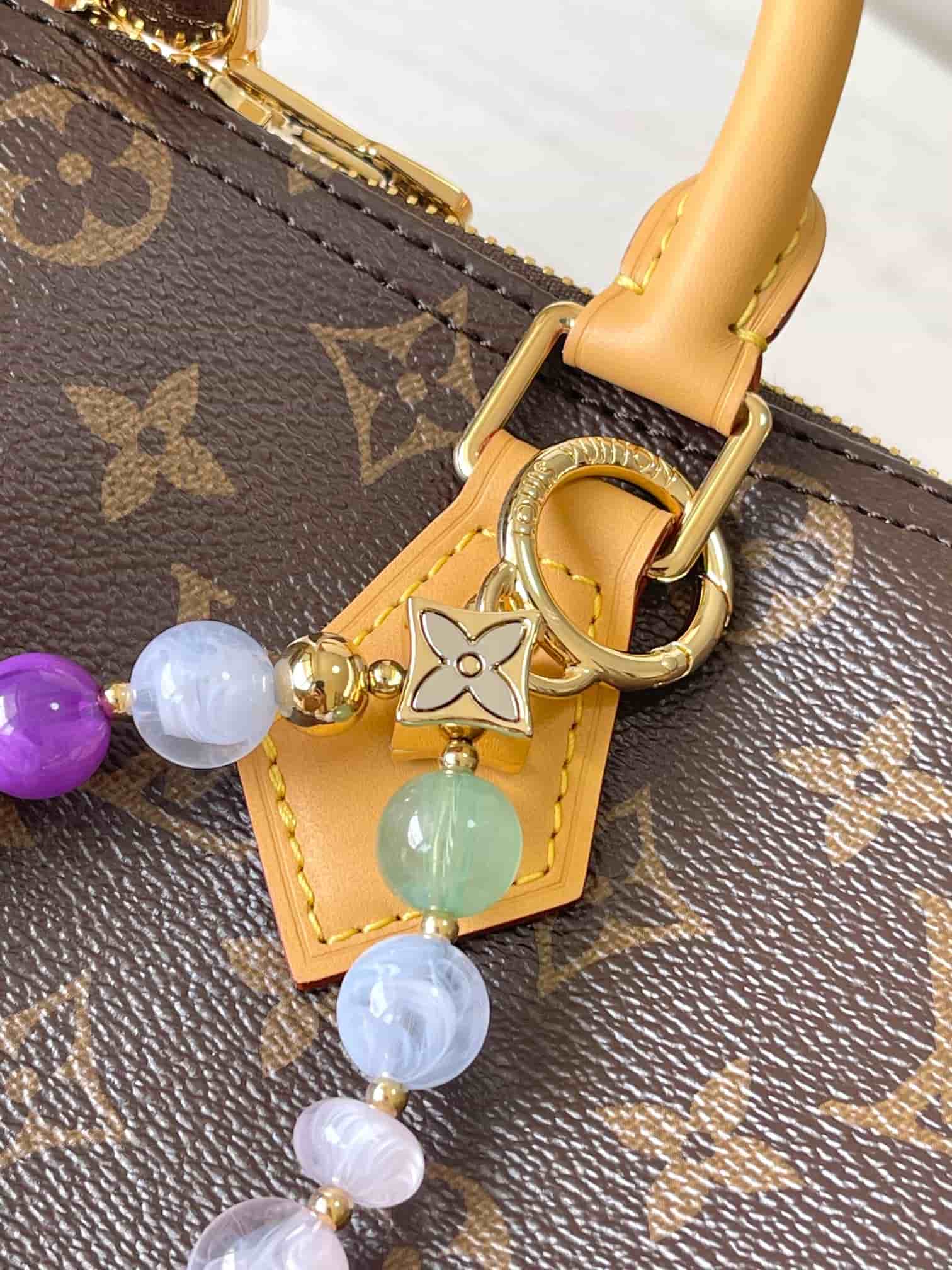 Louis Vuitton Speedy Soft 30 Lucky Coated canvas Monogram/Green M15107 TOP