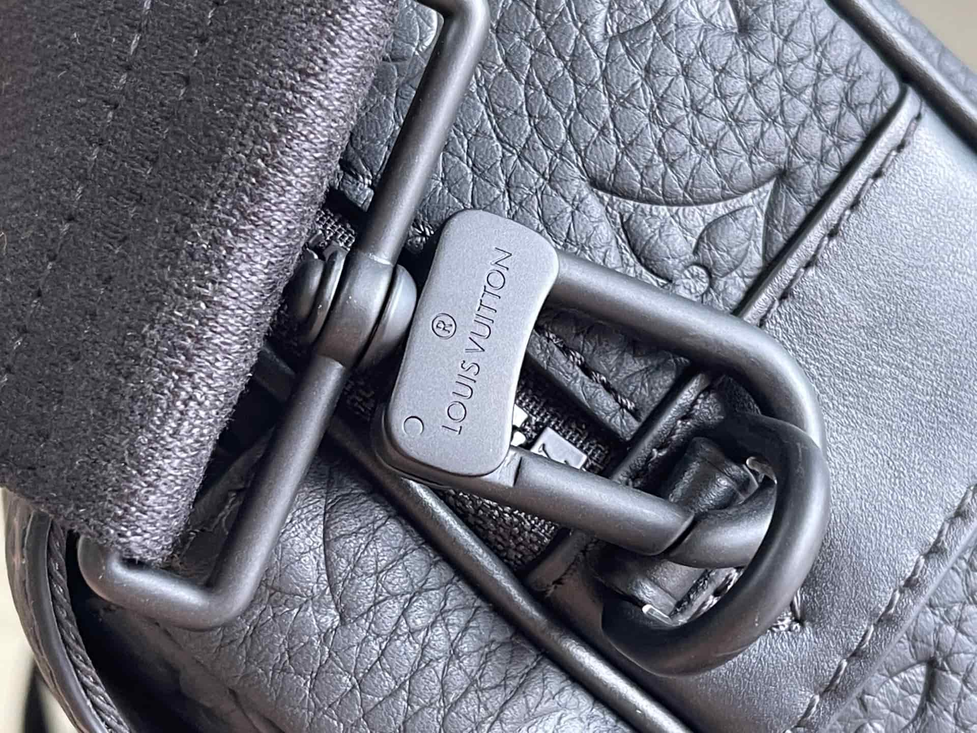 Louis Vuitton S Lock Messenger Monogram cowhide leather Black M58489 TOP