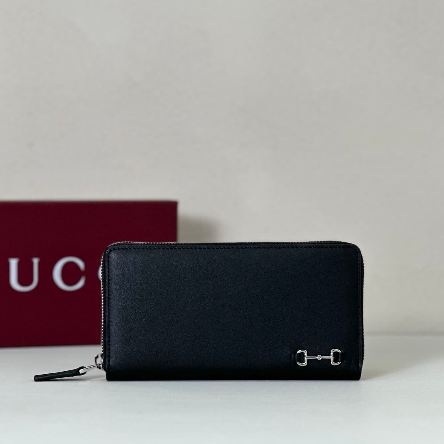 Gucci Zip around wallet with Horsebit 846954 Black High