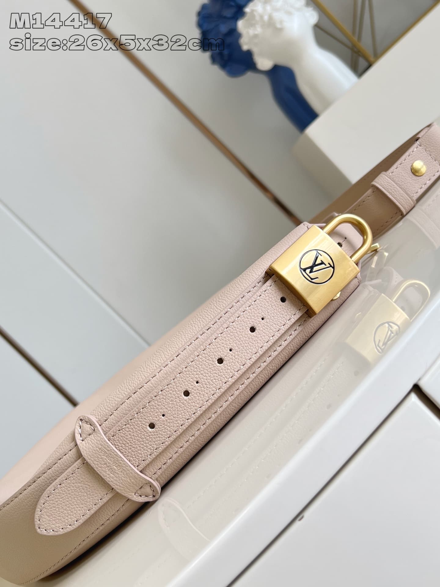 Louis Vuitton Low Key Cookie MM  Calf leather M14635 Walnut High