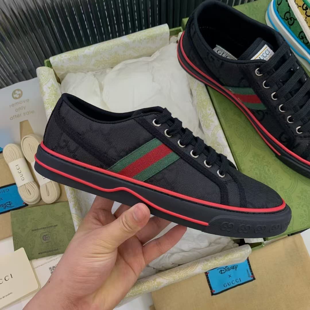 Gucci Tennis 1977 Off the Grid Low Black Shoes Women