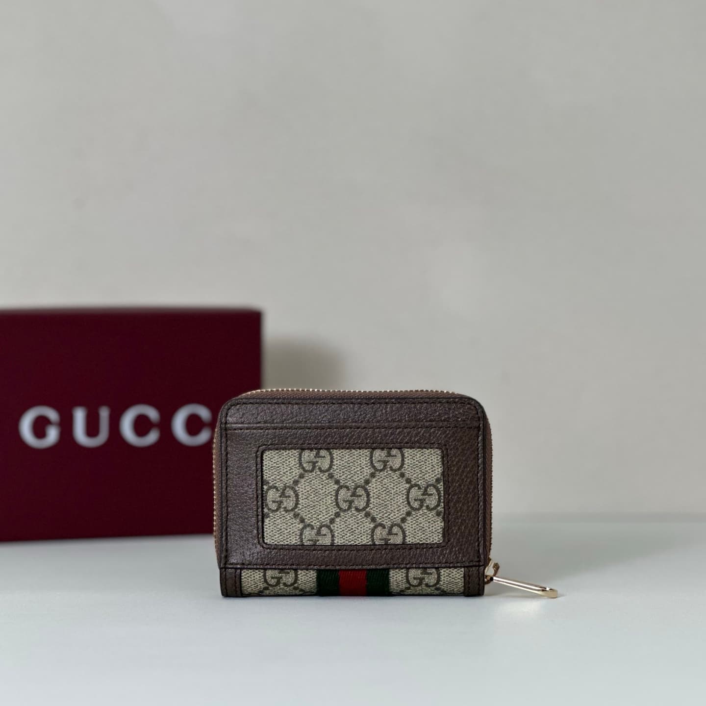 Gucci Ophidia coin zip wallet  Coffee 838489 High