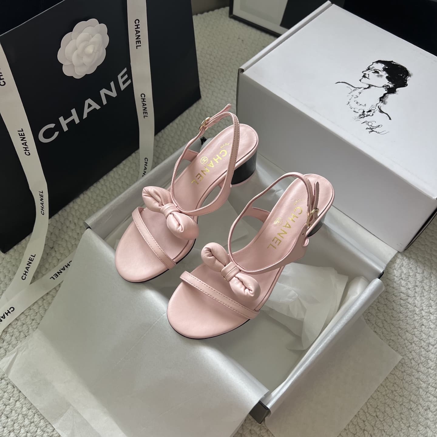 Chanel Sandal Shoes High Women