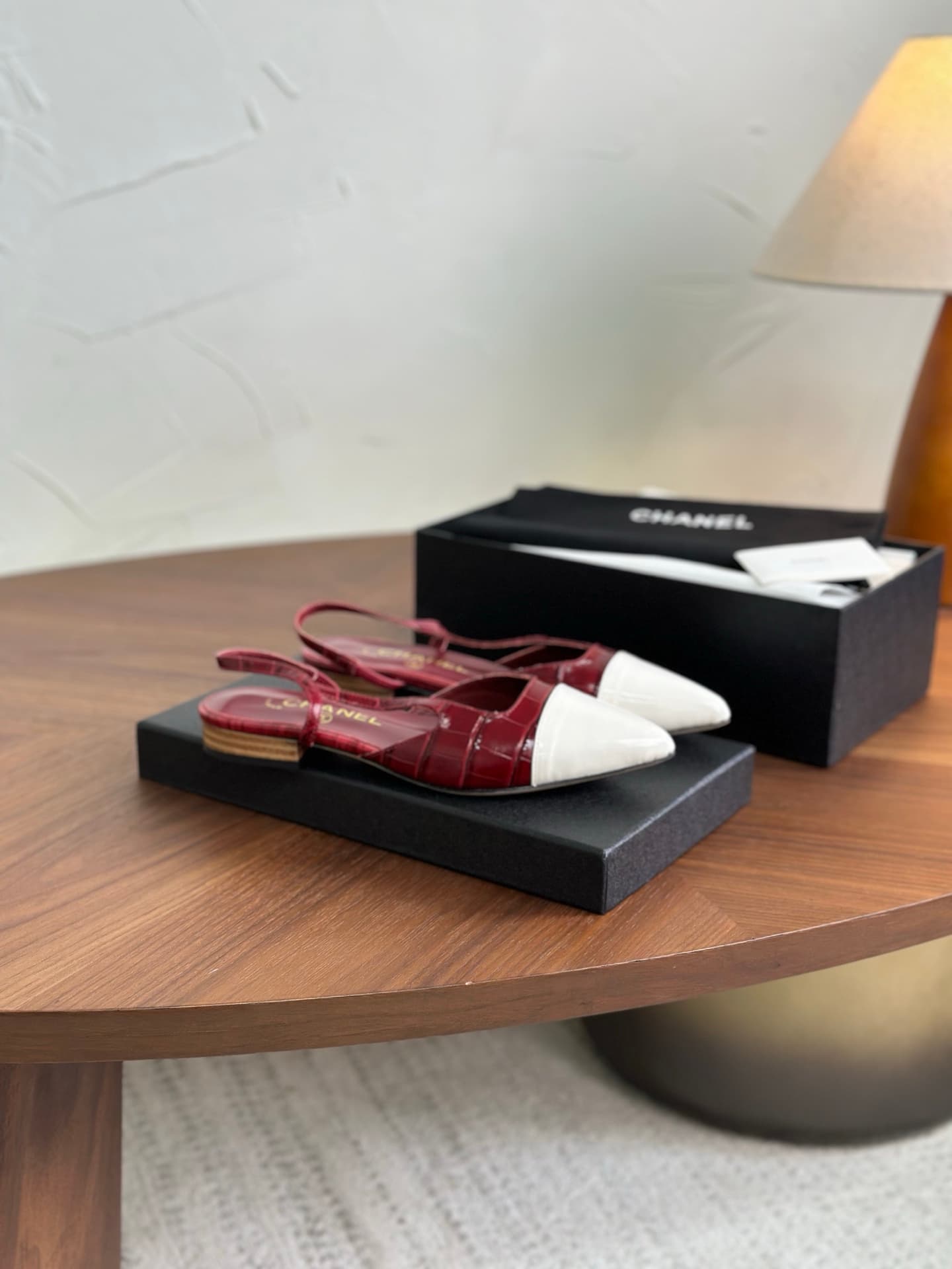 Chanel Two-Tone Slingback heels Women Shoes