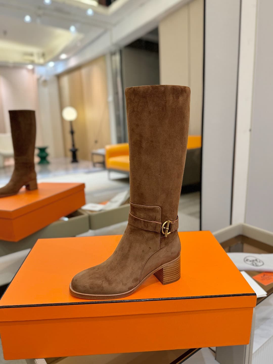 Hermes Justine 50 boot Boots Shoes Women