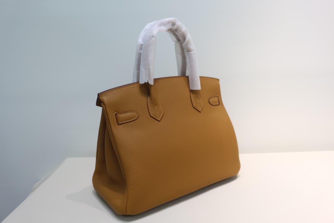 Hermes Birkin 25/30/35cm Bag Togo Leather In Sesame WAX High