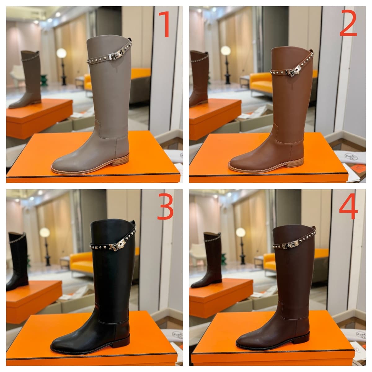 Hermes Jumping Boots Shoes Women