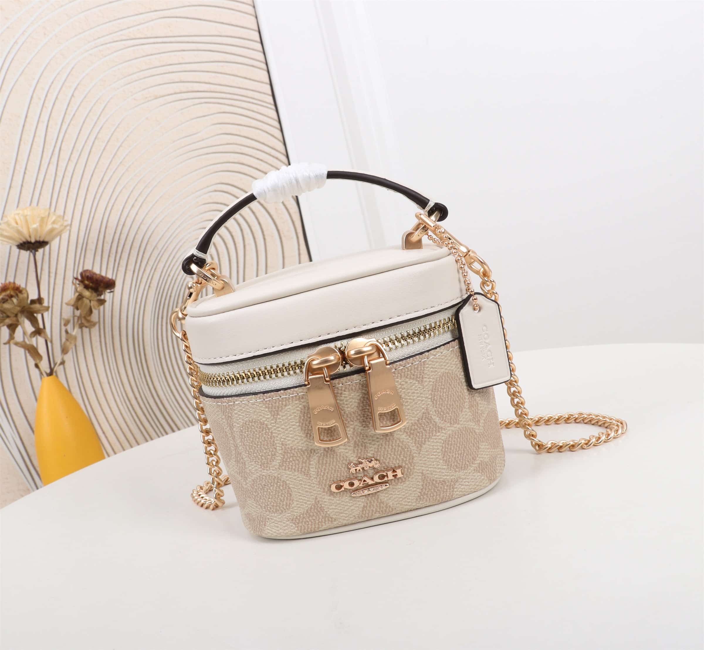 COACH Ava Crossbody Bag in Signature Canvas Beige CY733 High