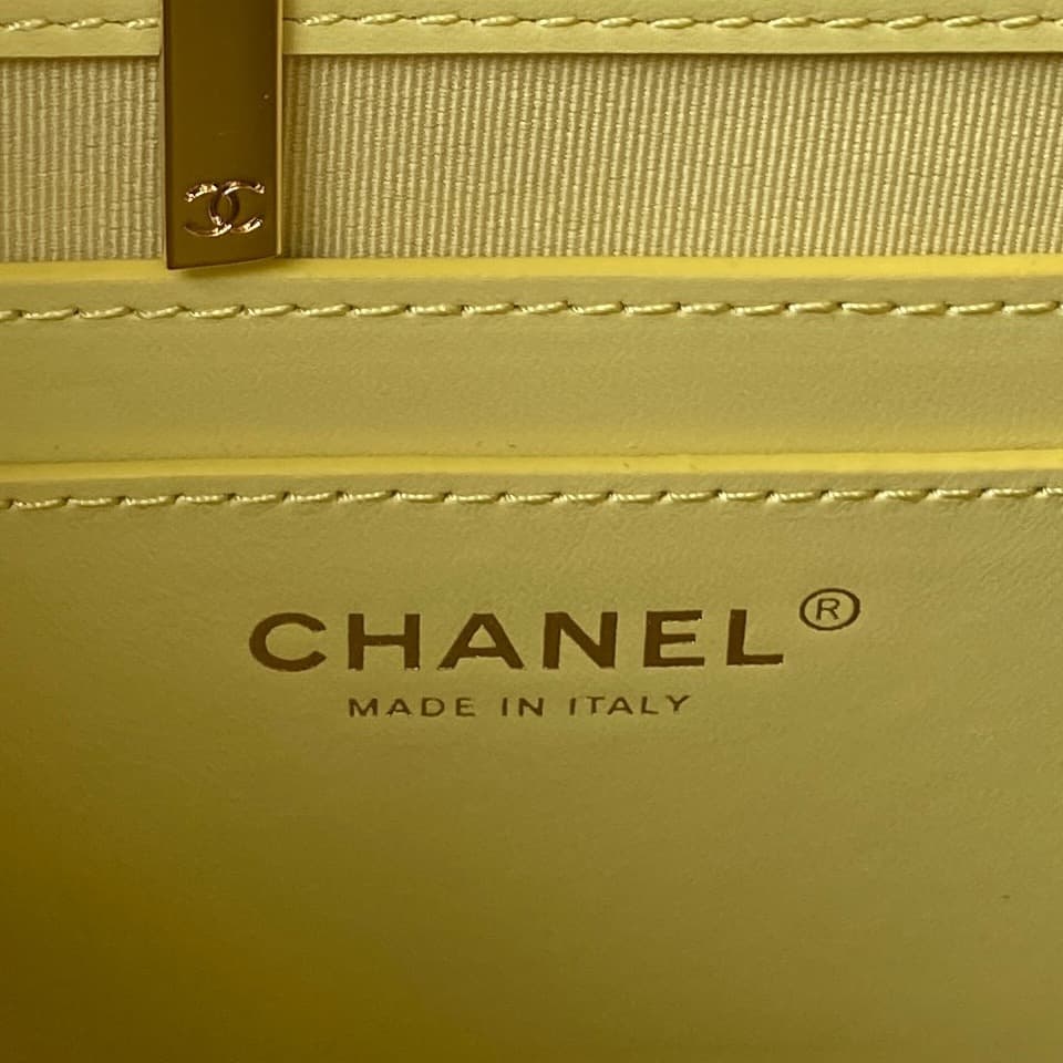 Chanel Urban Spirit Backpack Grained Calfskin & Gold-Metal AS4059 Yellow A