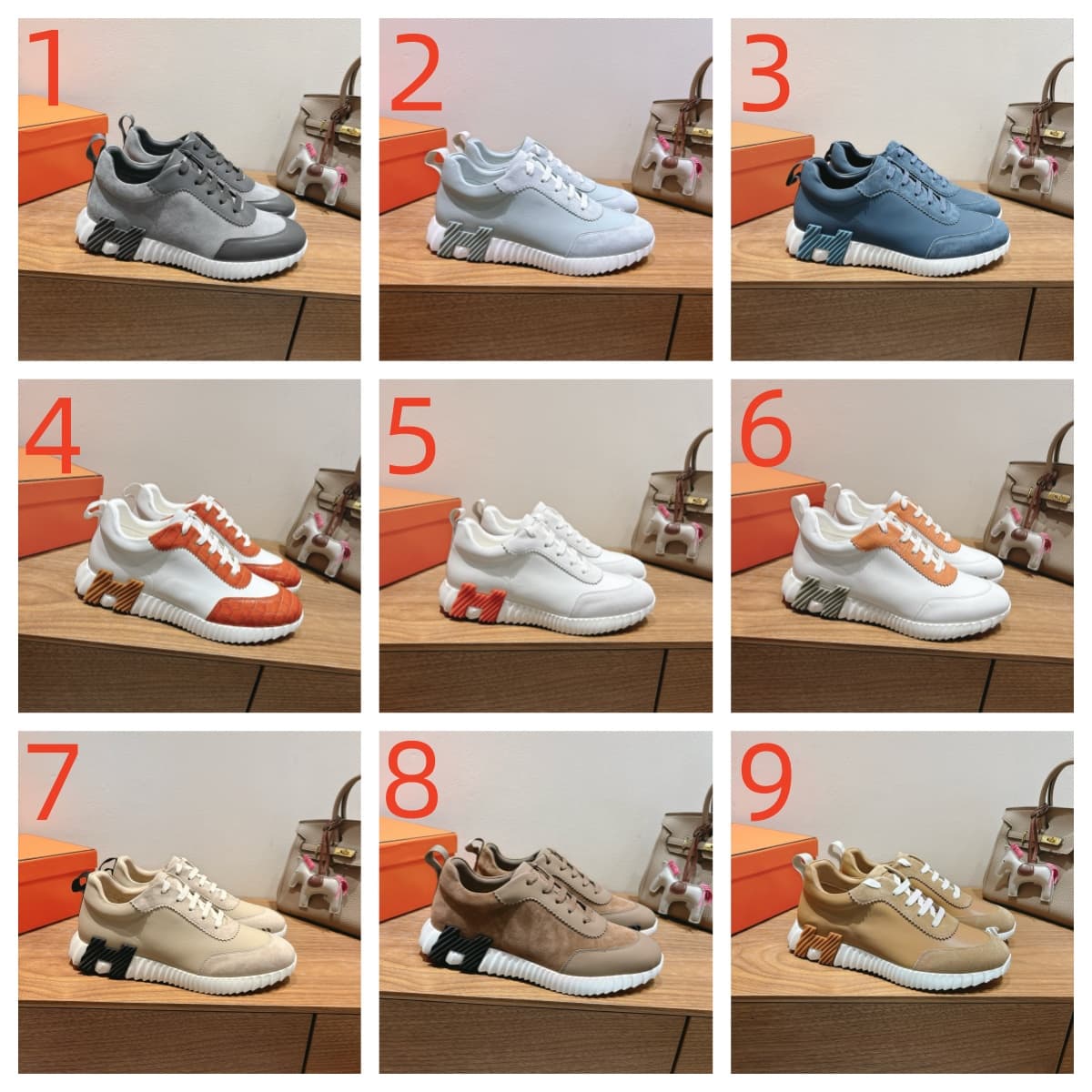 Hermes Bouncing Sneaker Shoes Men Women