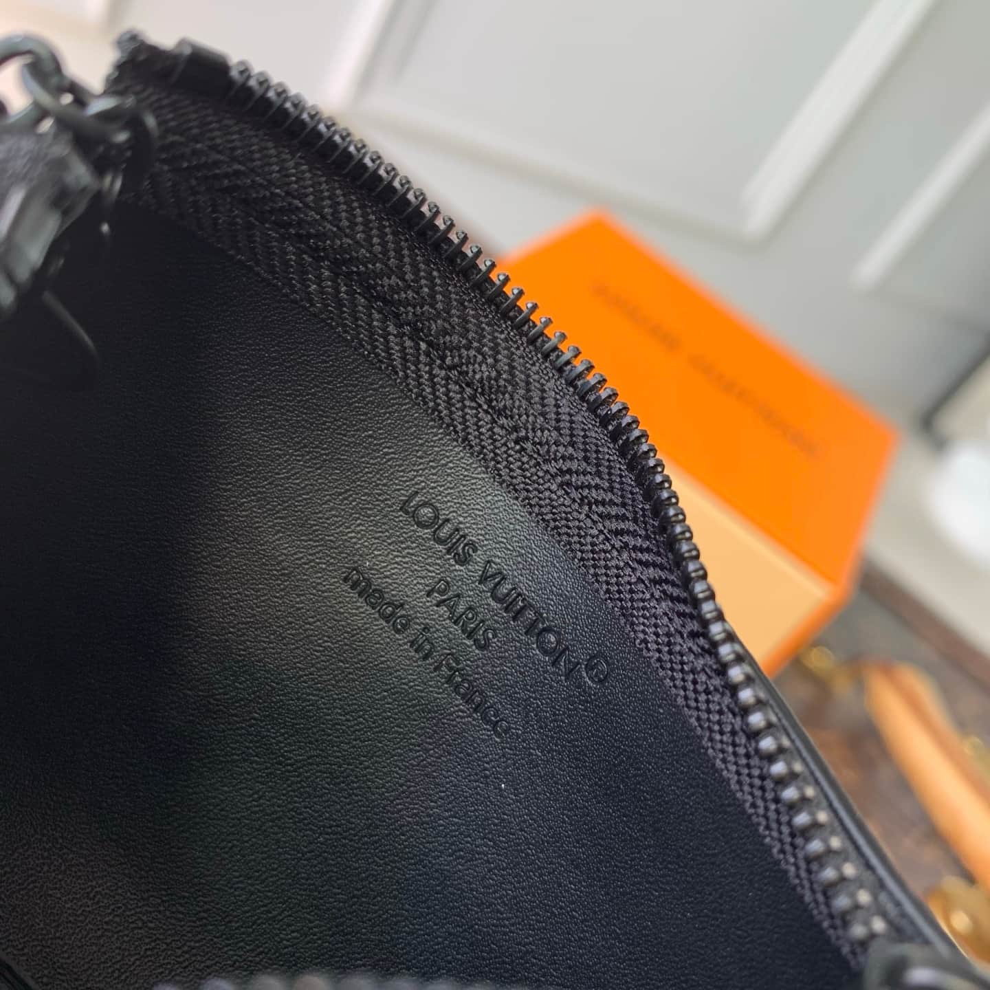 Louis Vuitton Key Pouch Black Monogram Midnight coated canvas M26776 High