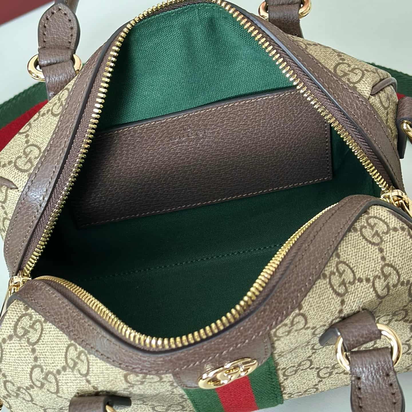 Gucci Ophidia small boston bag 841294 Beige High