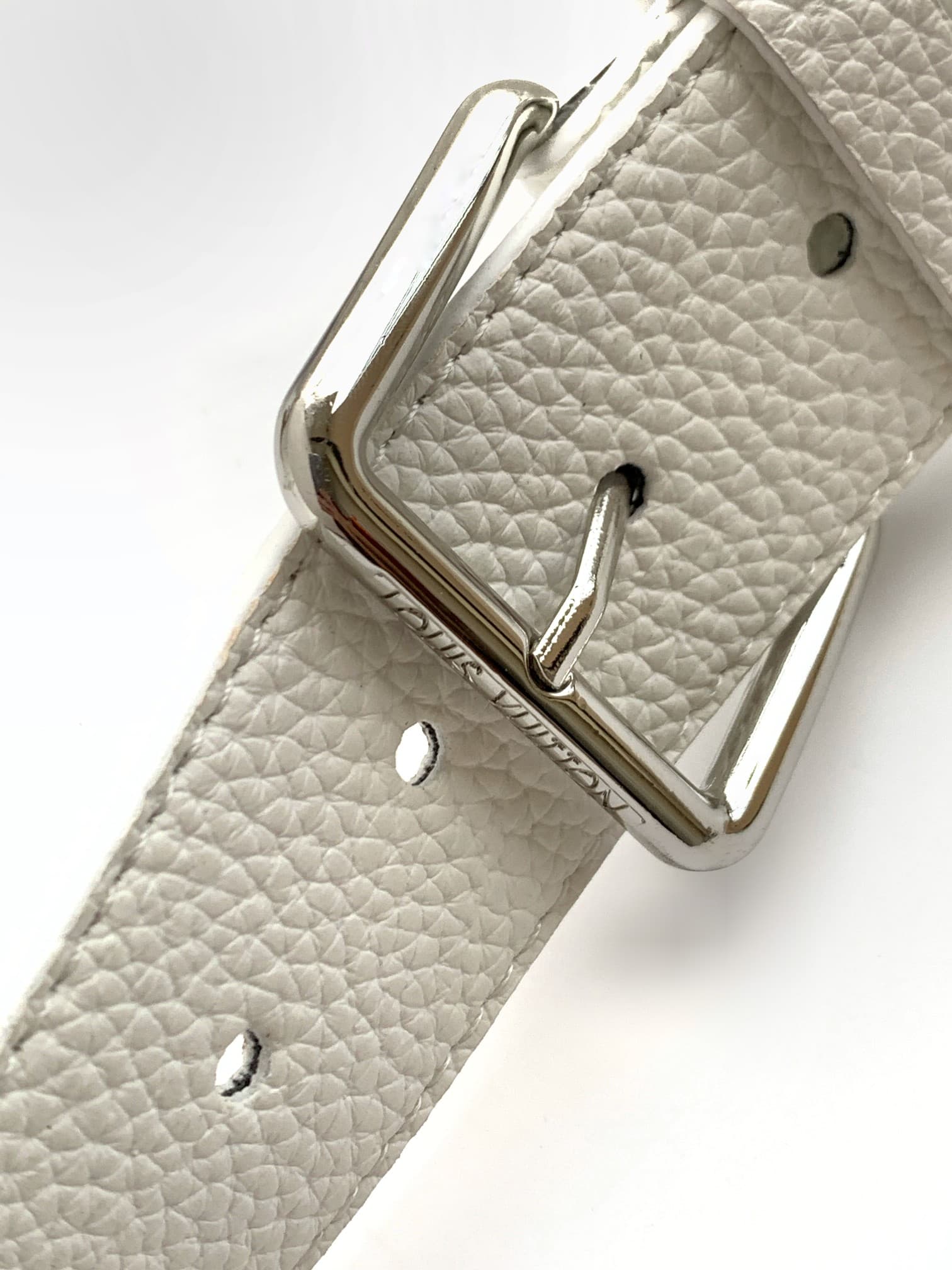 Louis Vuitton x Yayoi Kusama Maxi Bumbag in white Taurillon Monogram leather M21680 High