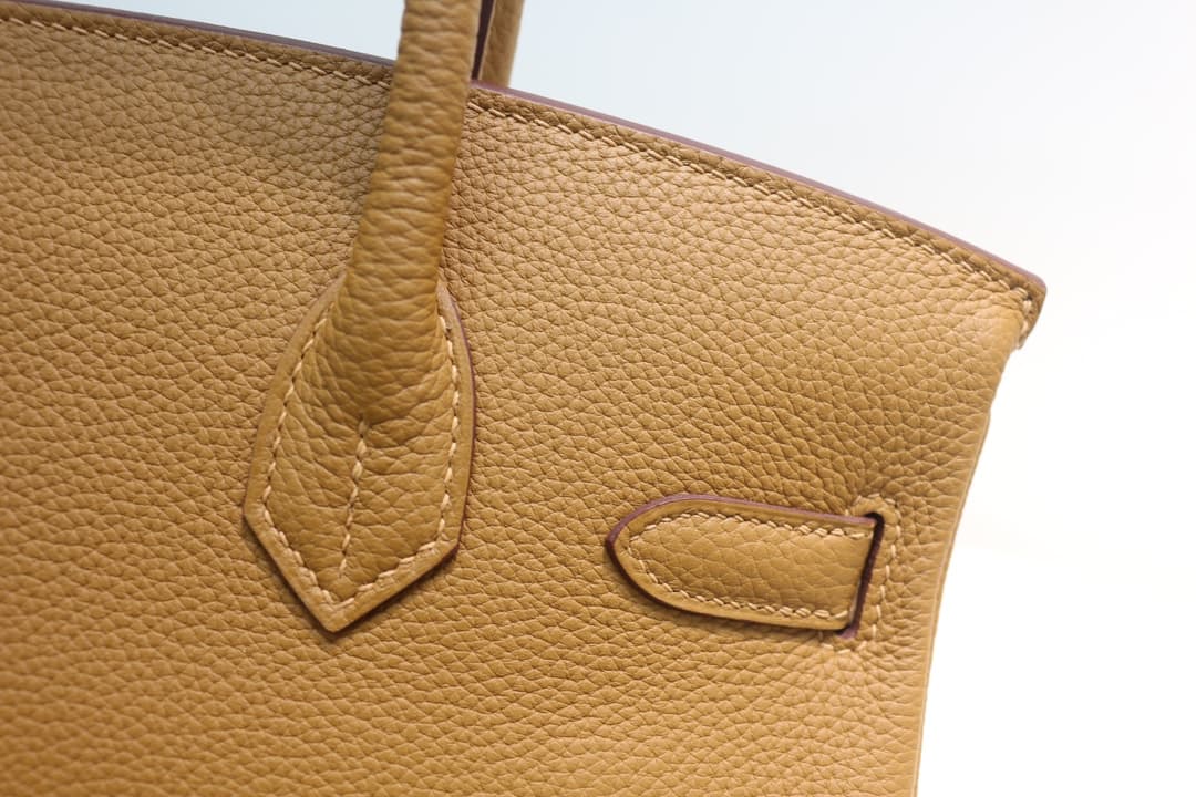 Hermes Birkin 25/30/35cm Bag Togo Leather In Sesame WAX High