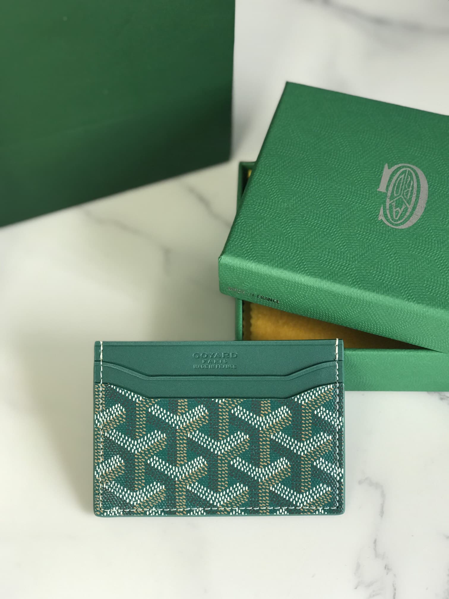 Goyard Saint Sulpice Card Wallet Green High