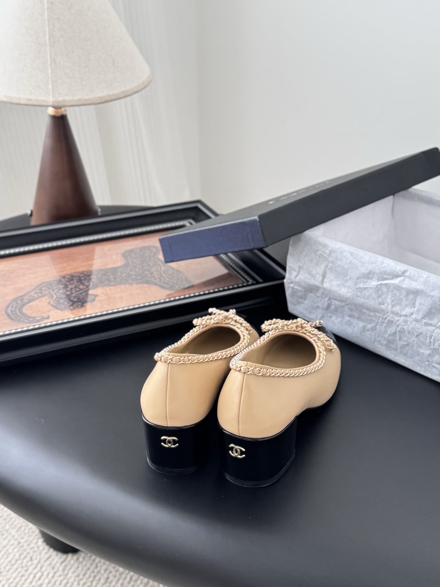Chanel Ballet flats shoes High Women