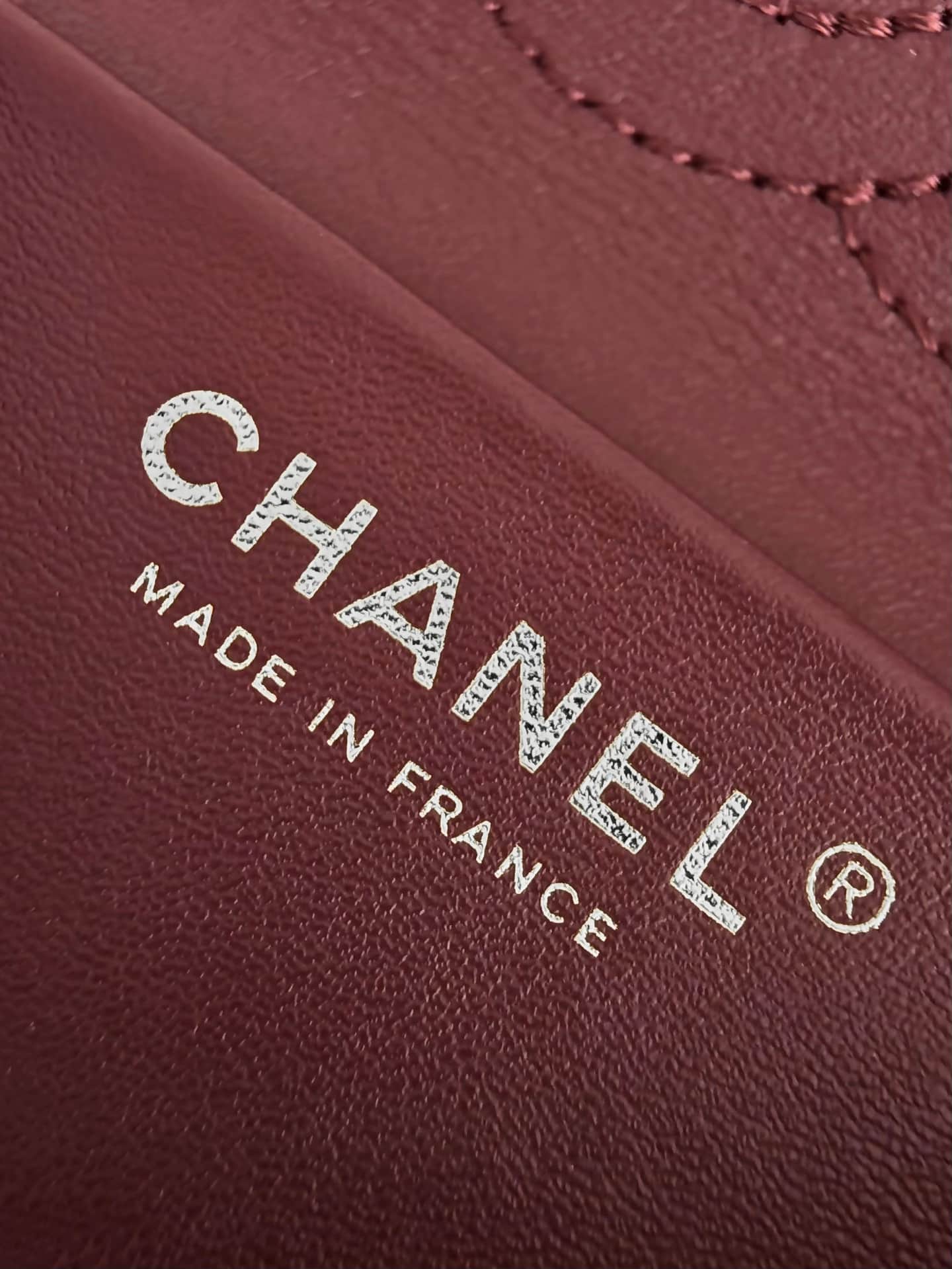 CHANEL Mini flap bag Grained Calfskin&Silver-tone metal Grey AS6573 A