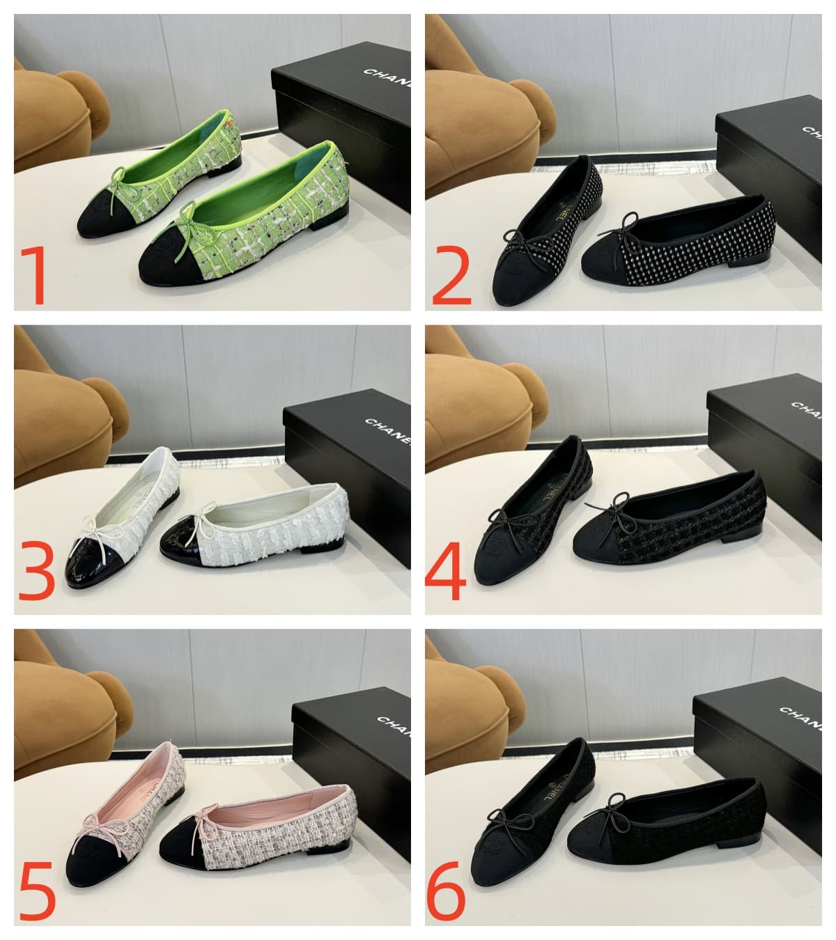 Chanel Ballet Flats Shoes Women