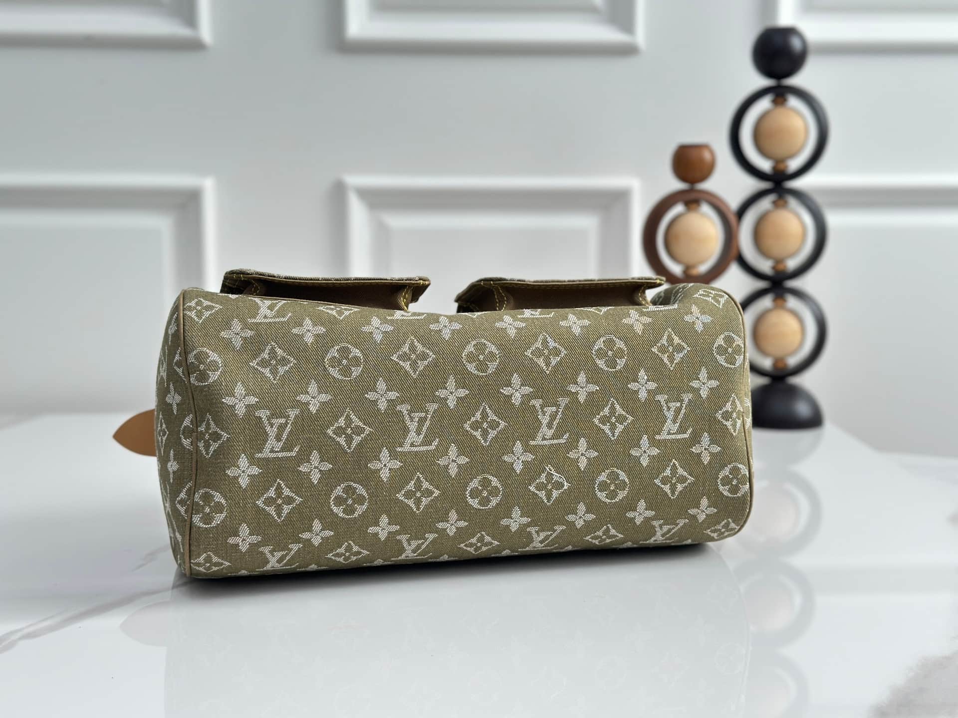 Louis Vuitton Neo Speedy Handbag in Green Denim M95215 High