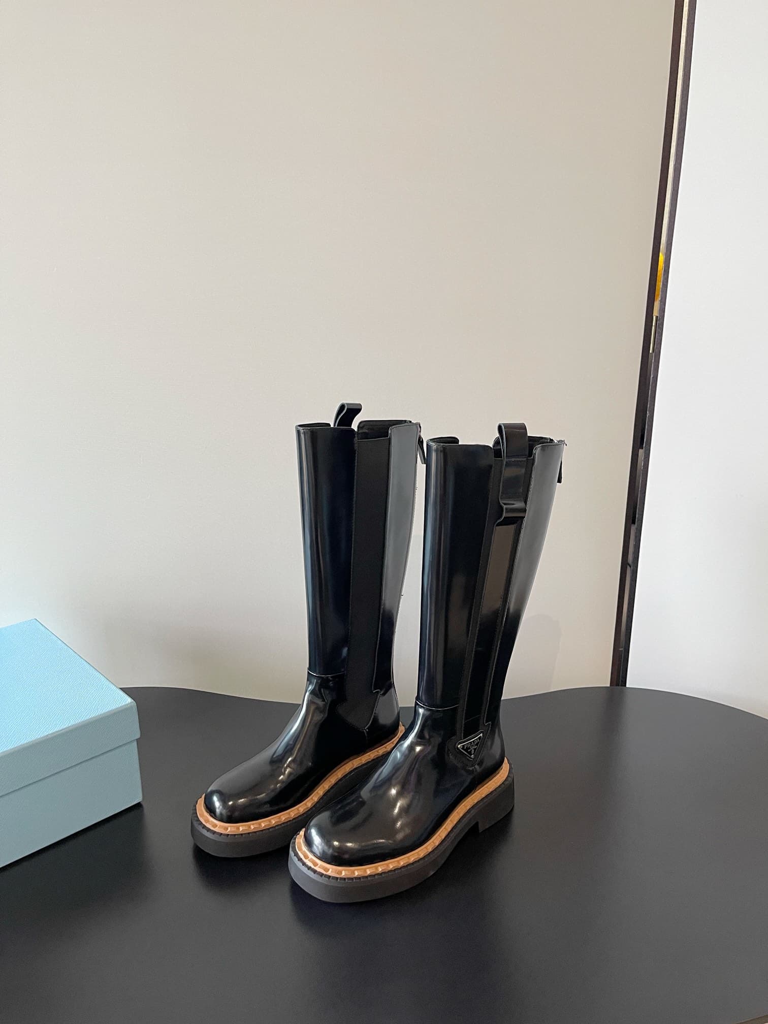 Prada Leather Boots Shoes Women