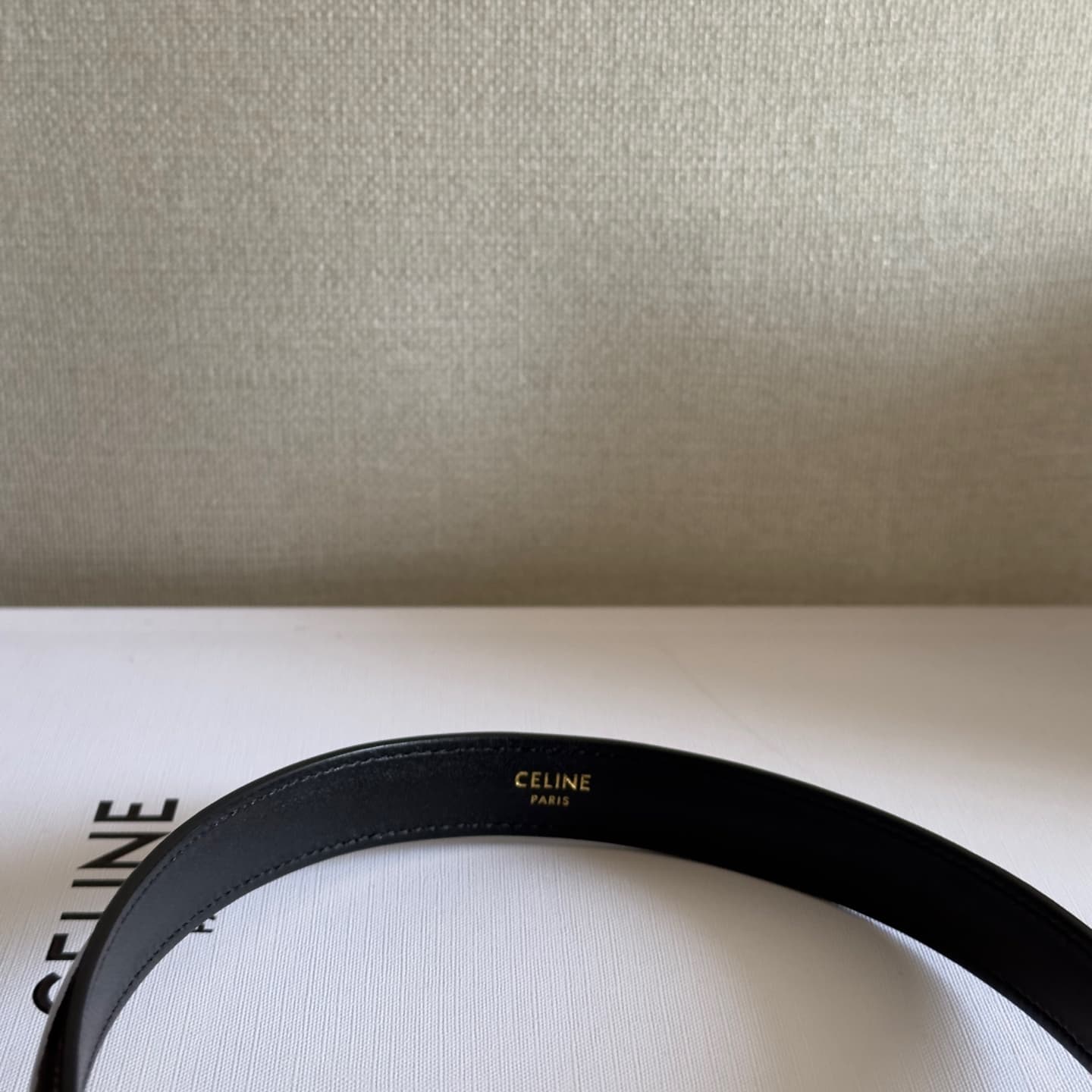 Celine Teen Garance Shoulder Bag in Black-White Patent Calfskin High