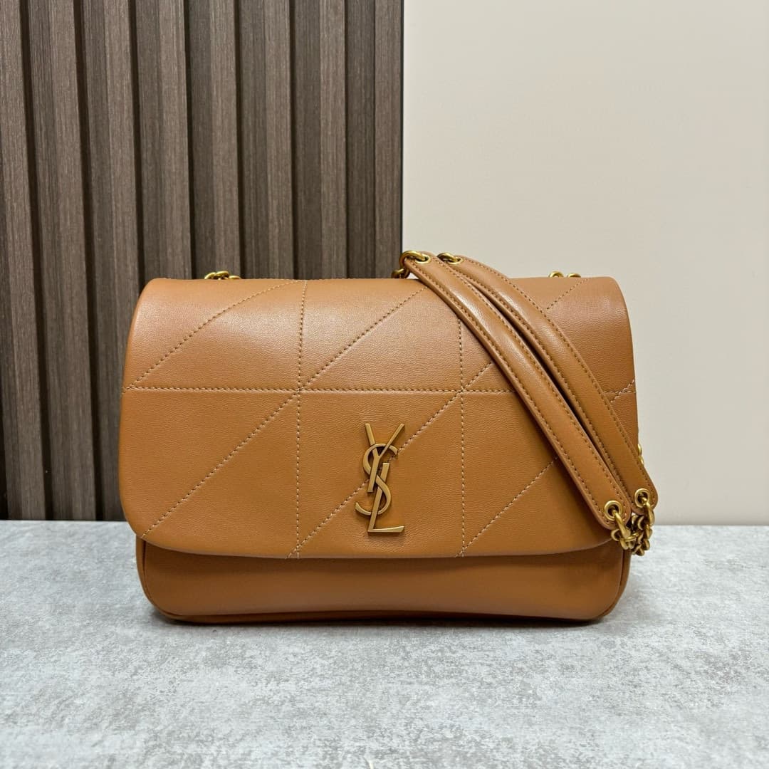 Saint Laurent Jamie 4.3 Shoulder Bag in Brown Leather 763475 High