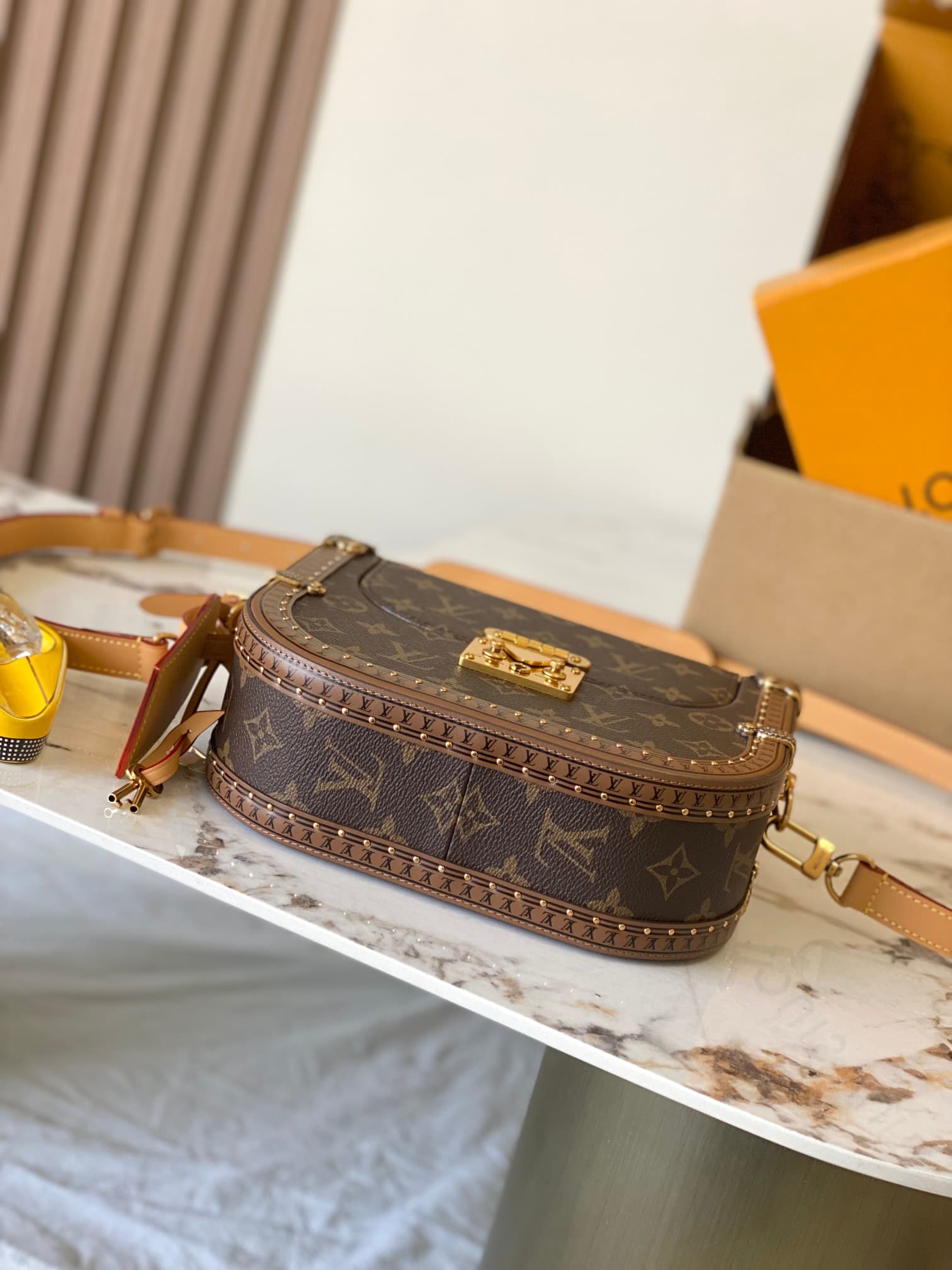 Louis Vuitton Montsouris Trunk Monogram coated canvas M15166 TOP
