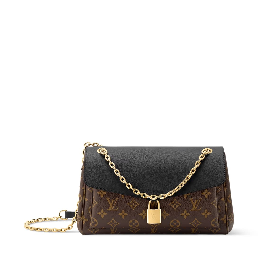 Louis Vuitton Saint Germain PM Monogram/Black Leather and coated canvas M26285 TOP