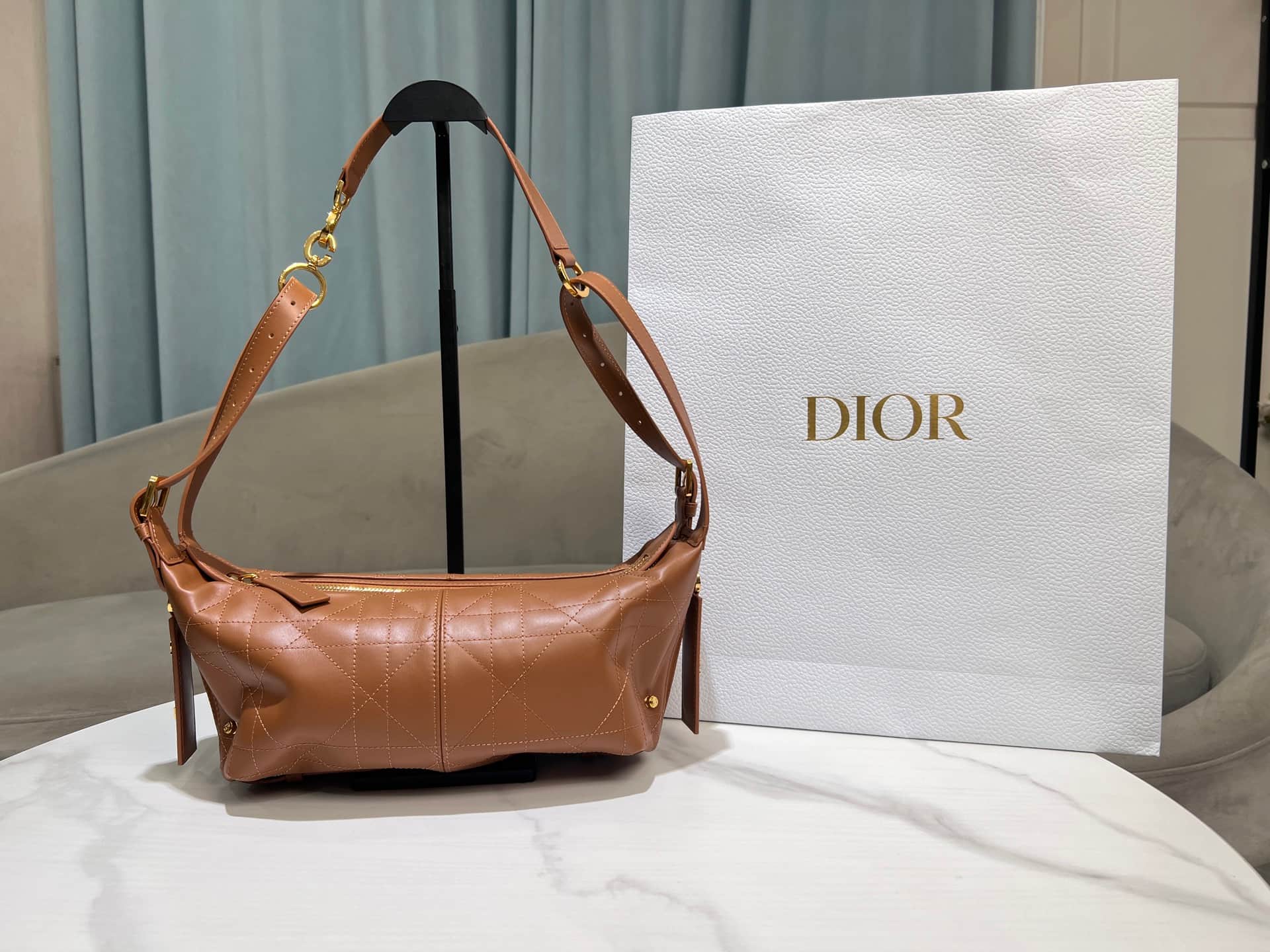 Small D-Journey Bag in Smooth Calfskin High