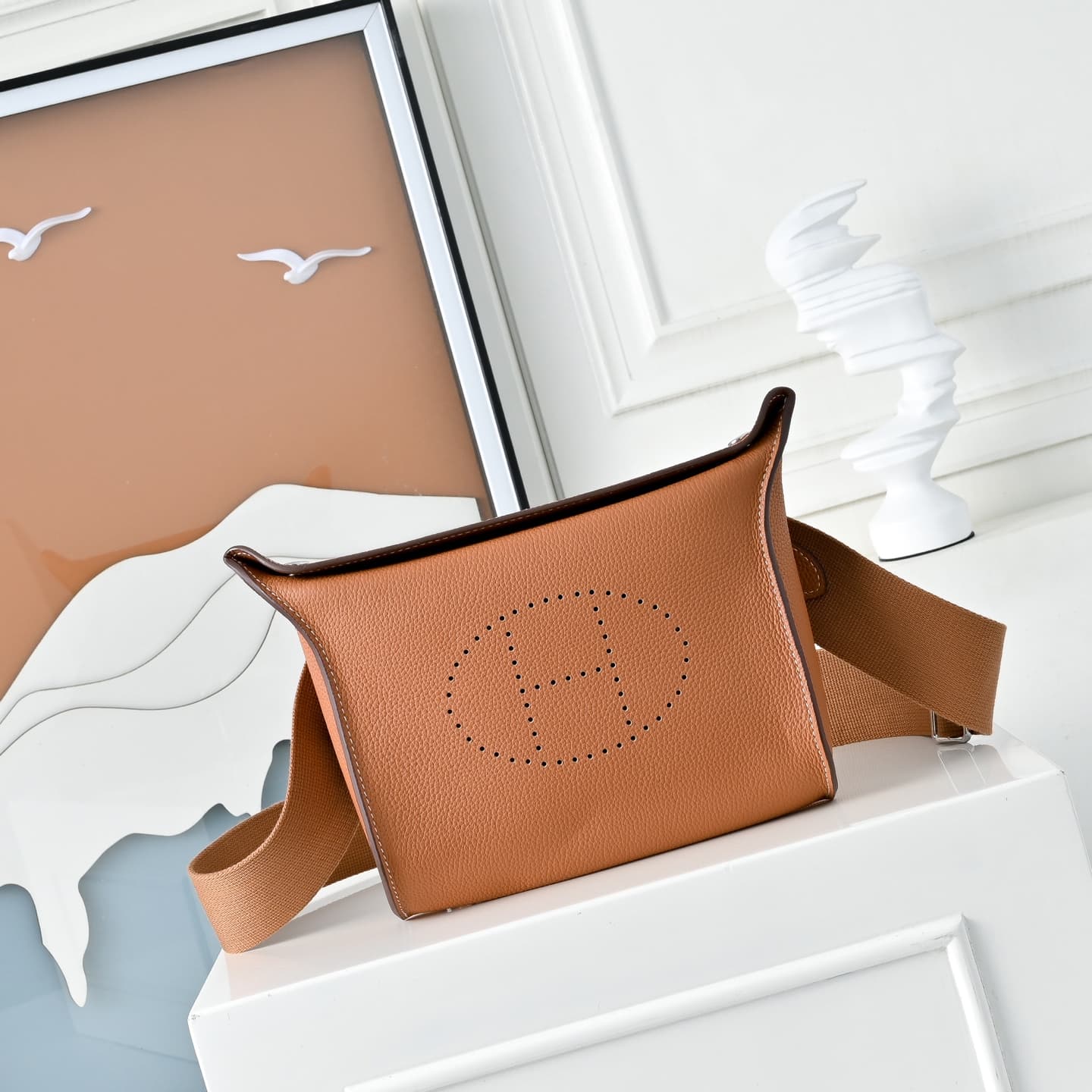 Hermès Videpoches Bag Togo Leather In Tan WAX High