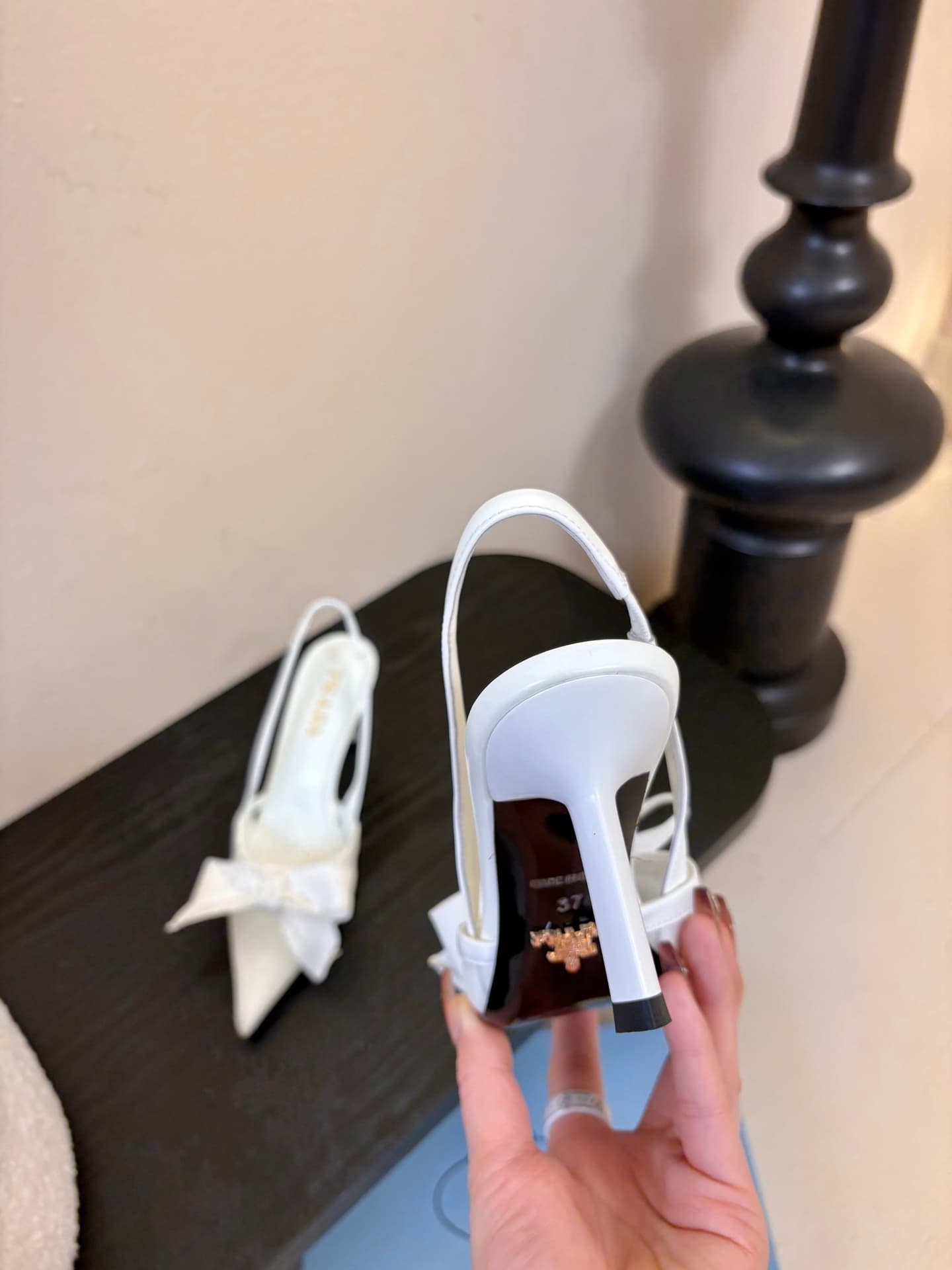 Prada Leather Slingback Pumps Women
