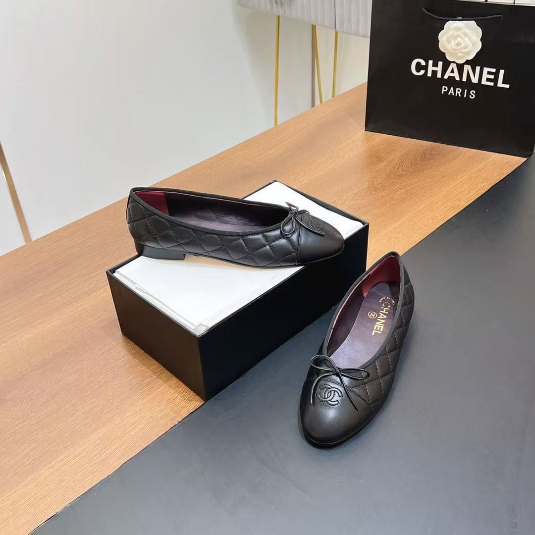 Chanel Ballet Flat Shoes Women