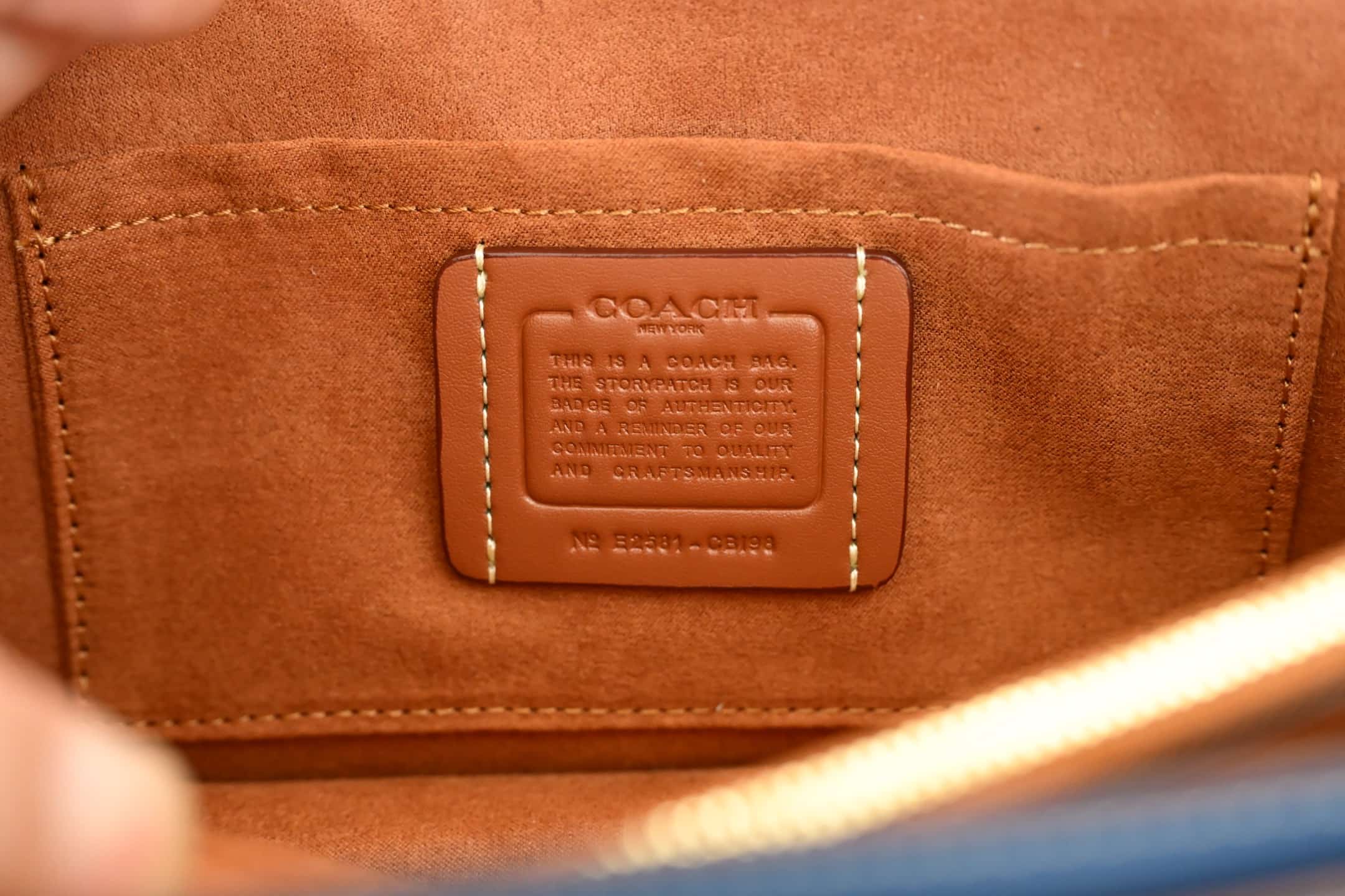 Coach Klare Envelope Crossbody Bag Blue High