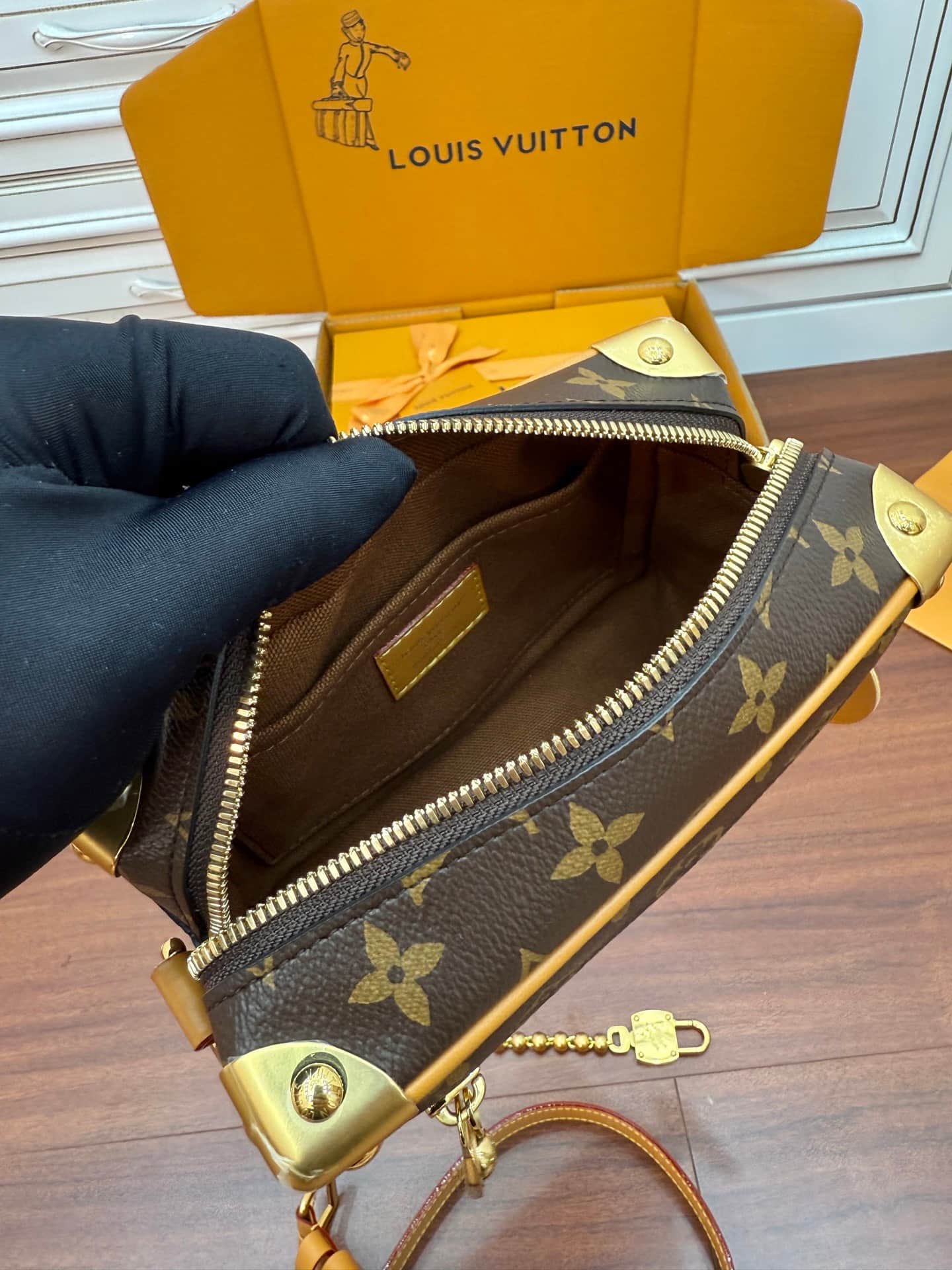Louis Vuitton Mini Soft Trunk Monogram coated canvas M14729 TOP